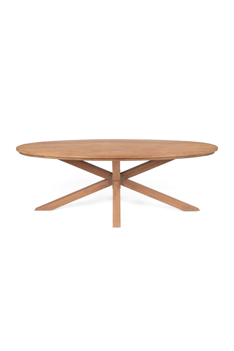 Oval Teak Dining Table | dBodhi Xono  | Woodfurniture.com