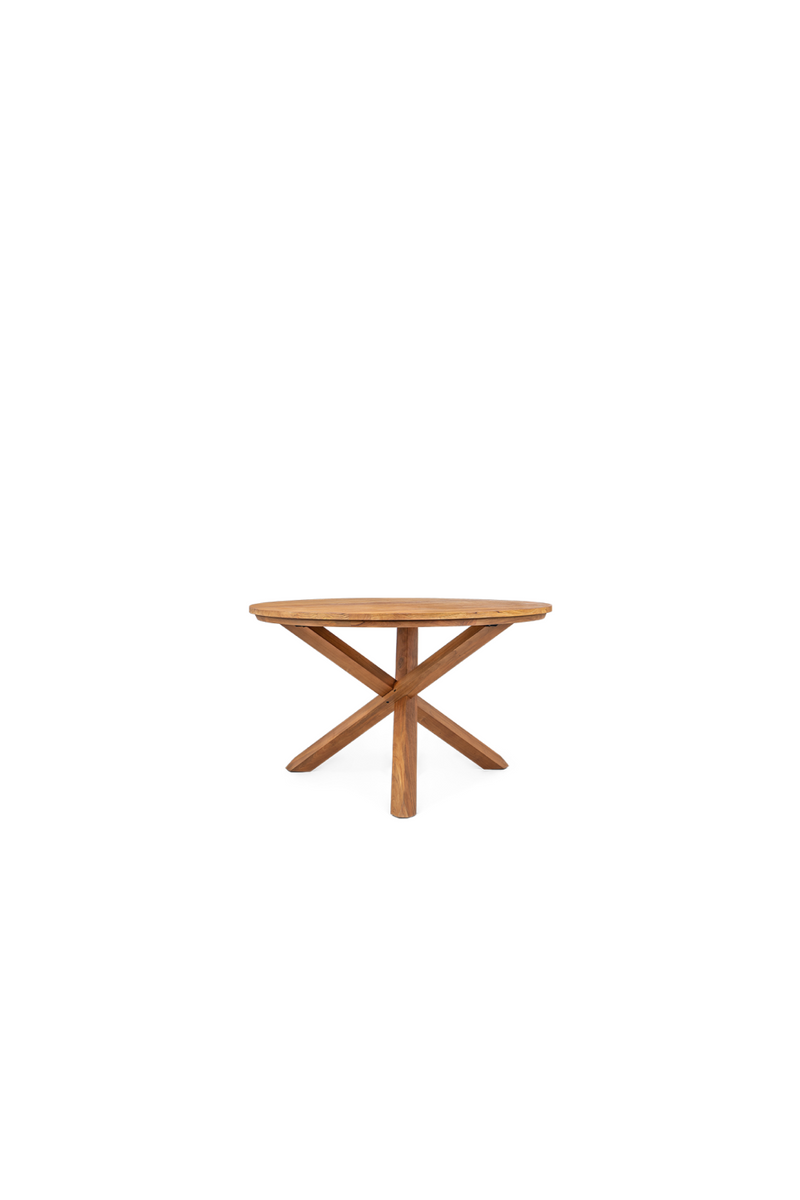 Solid Teak Round Dining Table | dBodhi Xono  | Woodfurniture.com