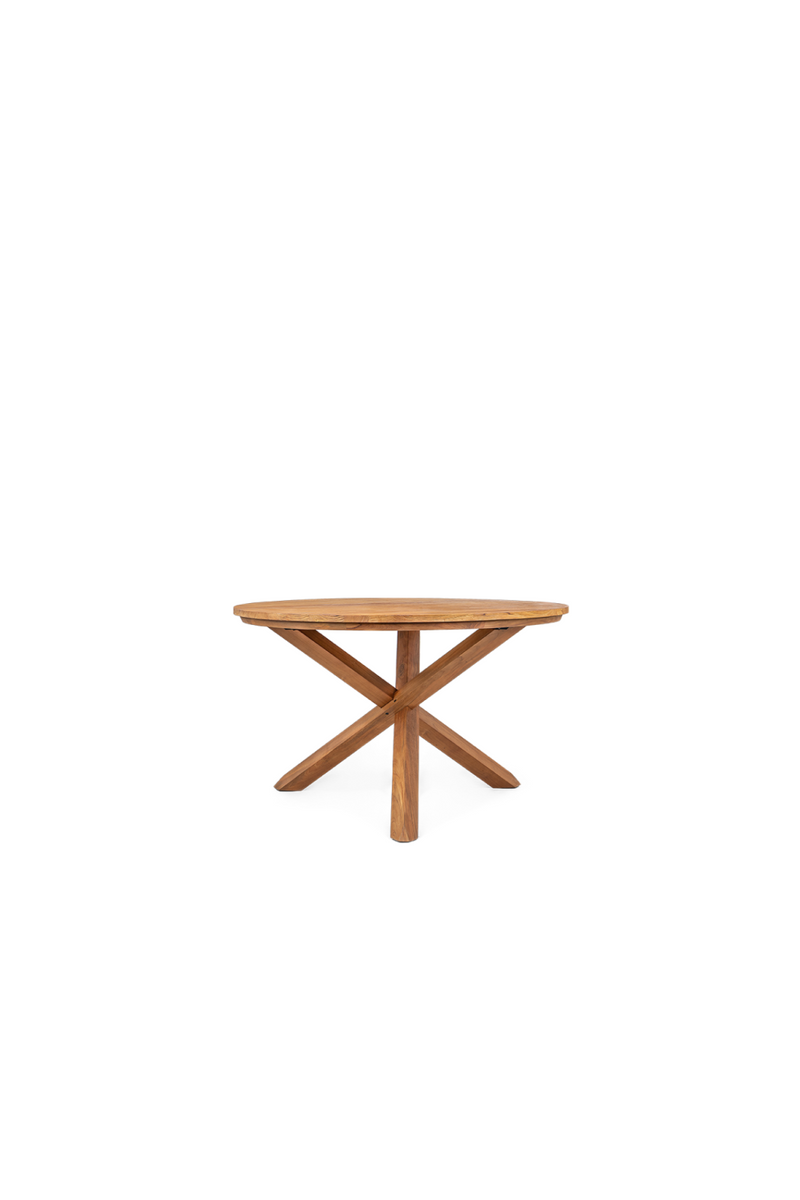 Solid Teak Round Dining Table | dBodhi Xono  | Woodfurniture.com