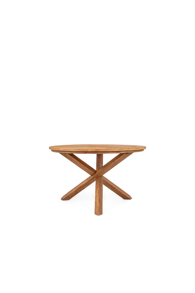 Solid Teak Round Dining Table | dBodhi Xono  | Woodfurniture.com