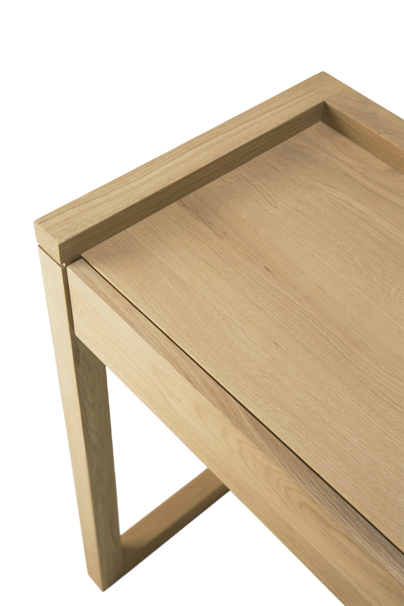 Oiled Oak Desk | Ethnicraft Frame | Woodfurniture.com