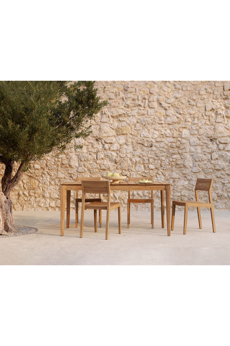 Solid Teak Outdoor Dining Chair | Ethnicraft EX 1 | Woodfurniture.com