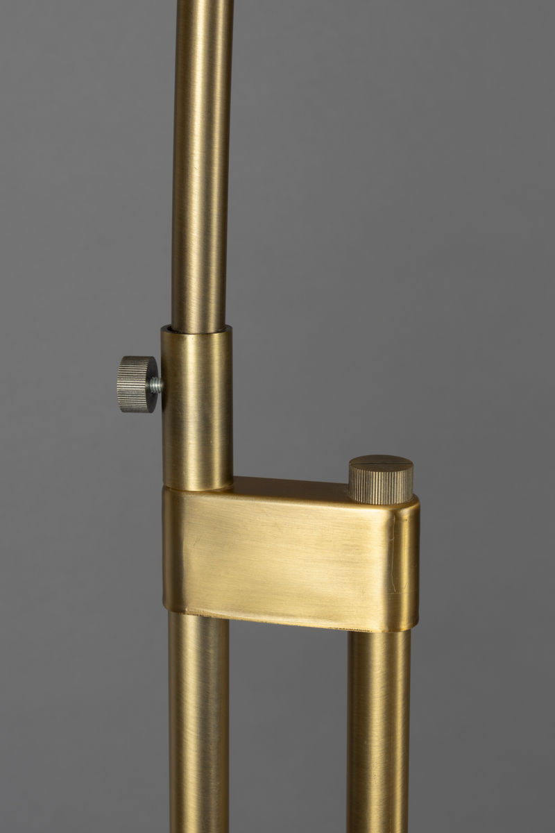 Gold Metal Floor Lamp | Dutchbone Archie | Woodfurniture.com