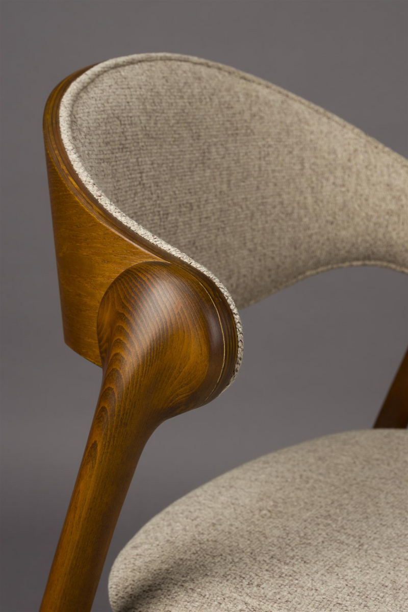 50s Cushioned Dining Chair | Dutchbone Babington | Woodfurniture.com