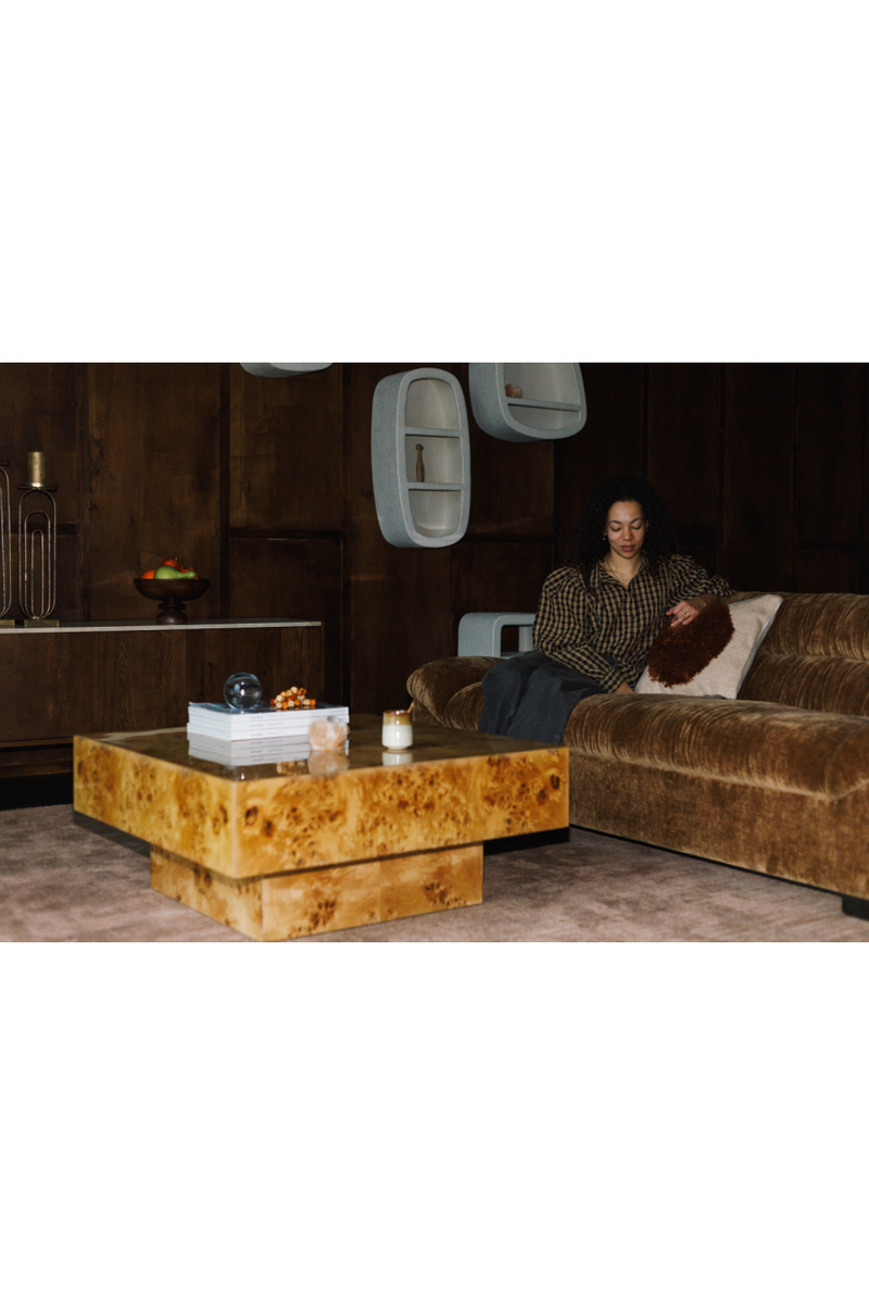 Glossy Square Coffee Table | Dutchbone Quin | Woodfurniture.com