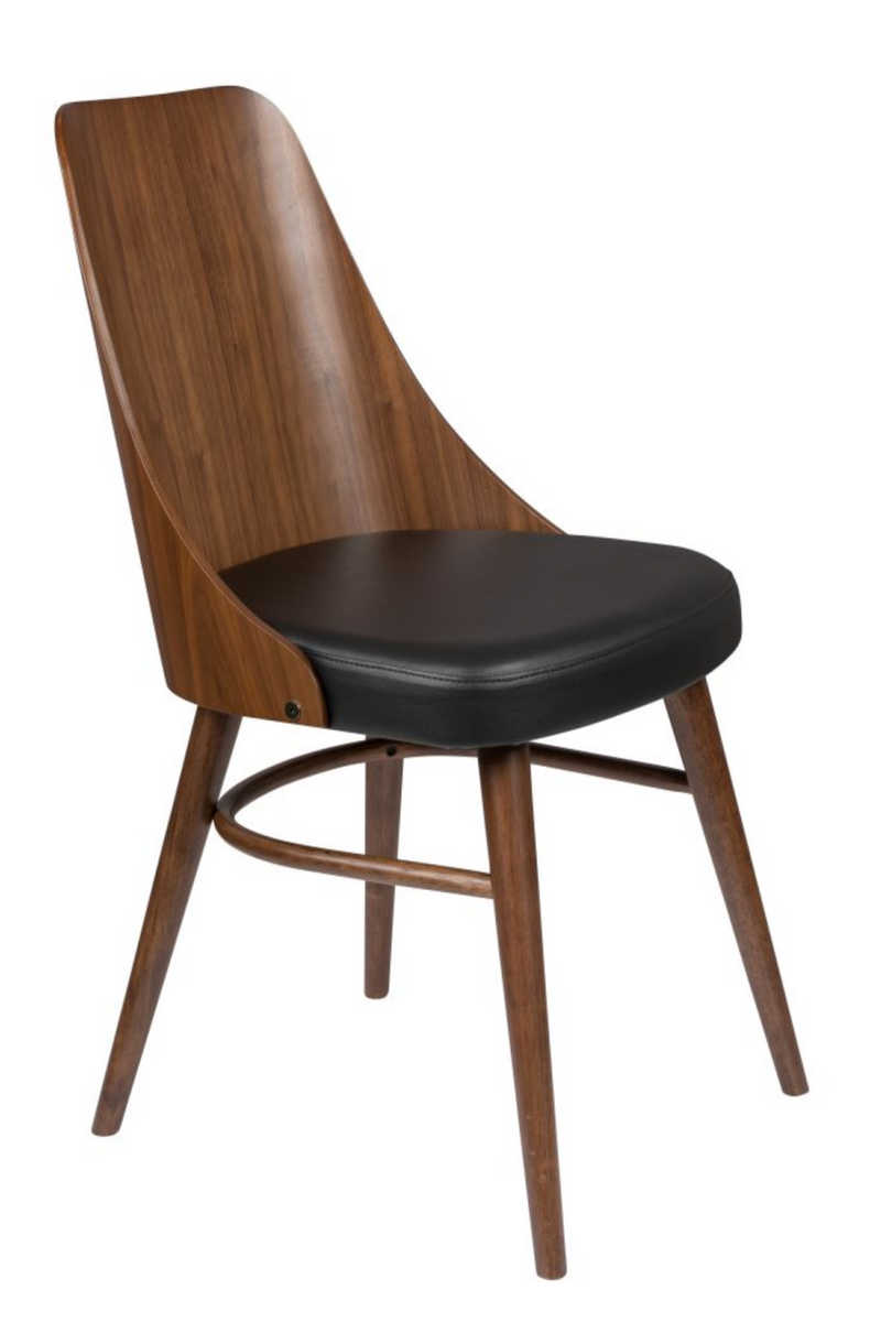 Wooden Backrest Dining Chairs (2) | Dutchbone Chaya | Woodfurniture.com