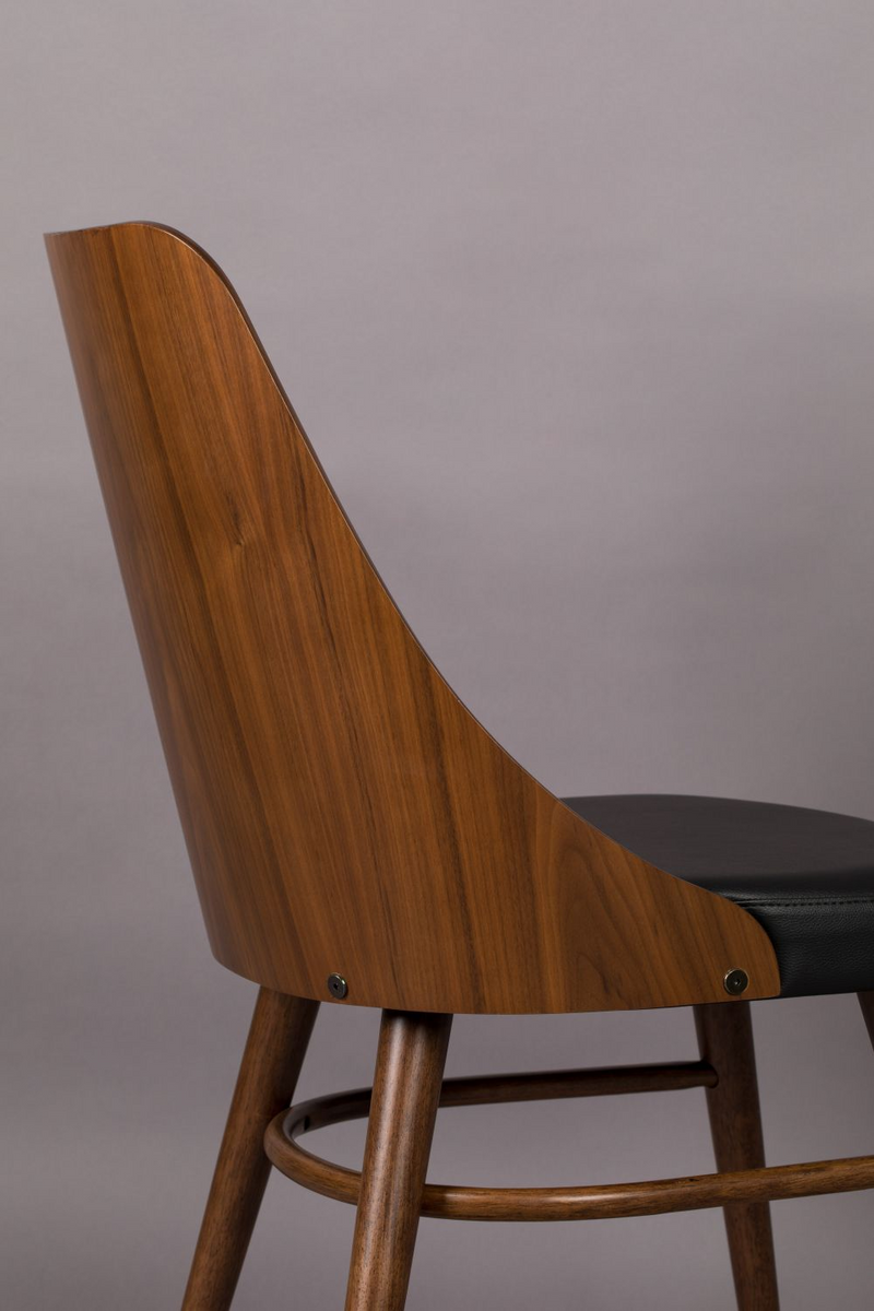 Wooden Backrest Dining Chairs (2) | Dutchbone Chaya | Woodfurniture.com