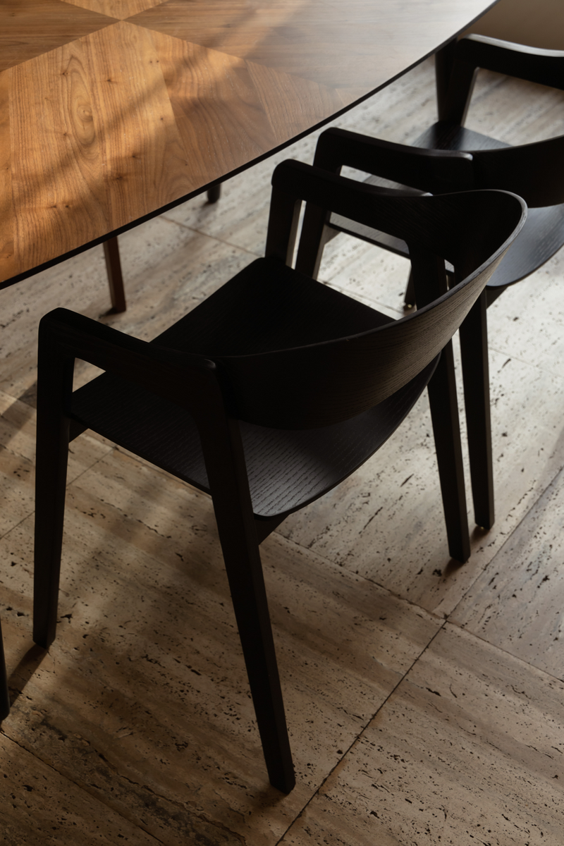 Beech Wood Dining Armchairs (2) | Dutchbone Westlake | Woodfurniture.com