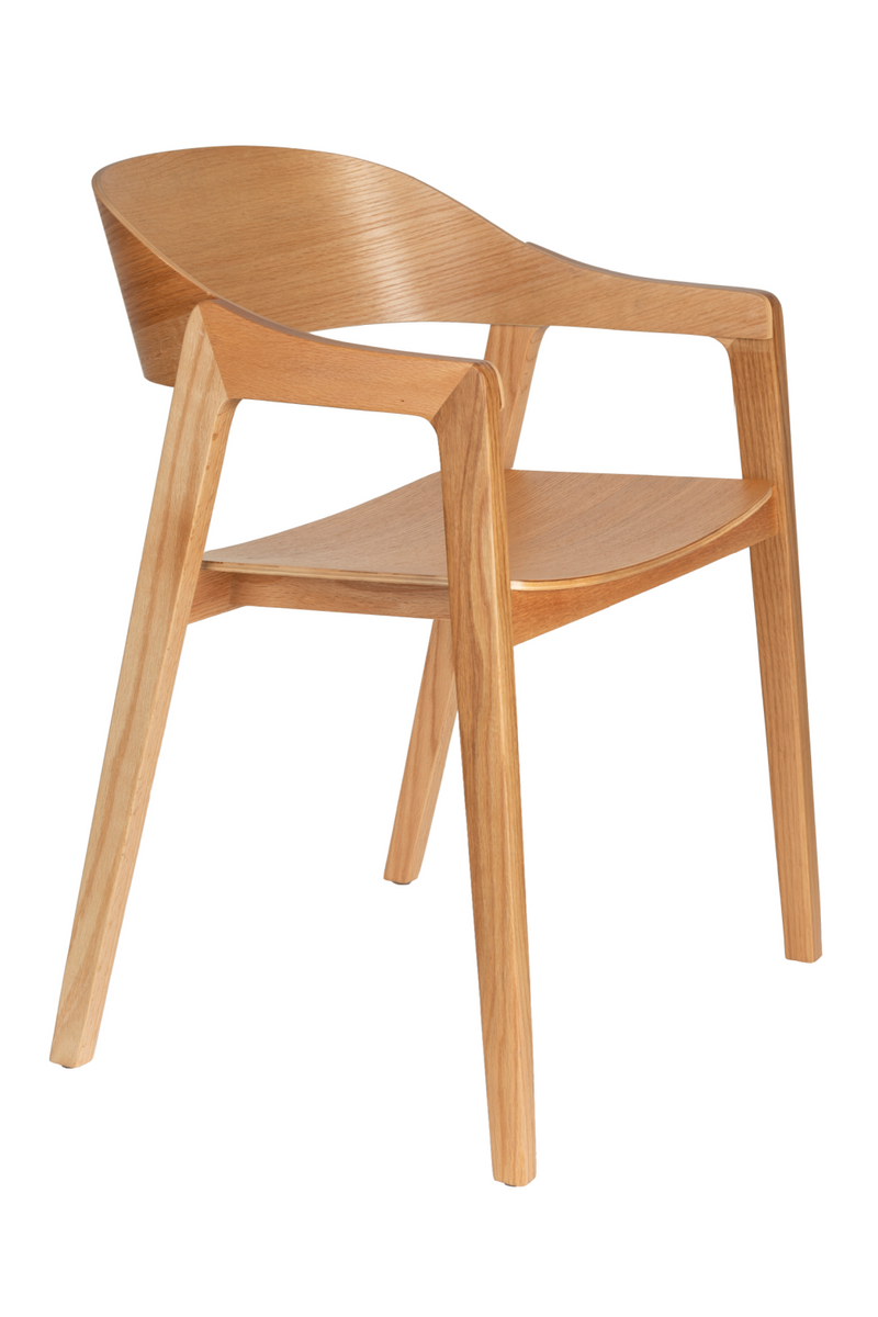 Natural Wooden Dining Chairs (2) | Dutchbone Westlake | Woodfurniture.com