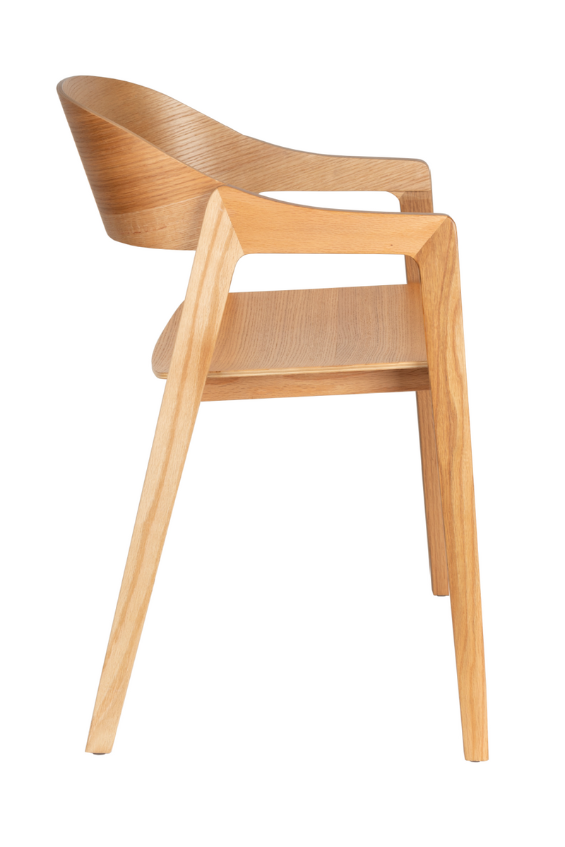 Natural Wooden Dining Chairs (2) | Dutchbone Westlake | Woodfurniture.com