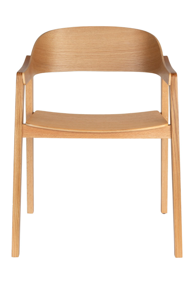 Natural Wooden Dining Chairs (2) | Dutchbone Westlake | Woodfurniture.com