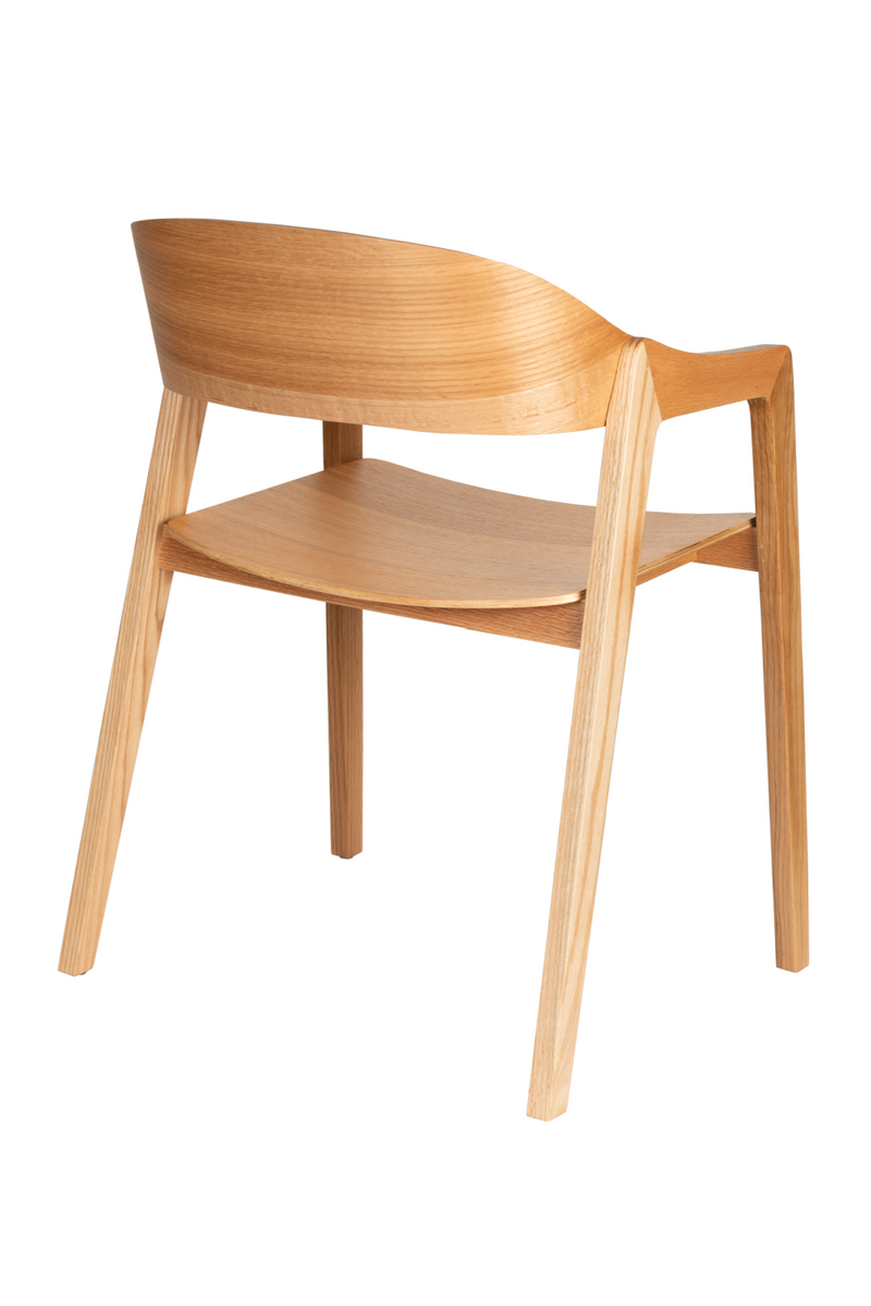 Natural Wooden Dining Chairs (2) | Dutchbone Westlake | Woodfurniture.com