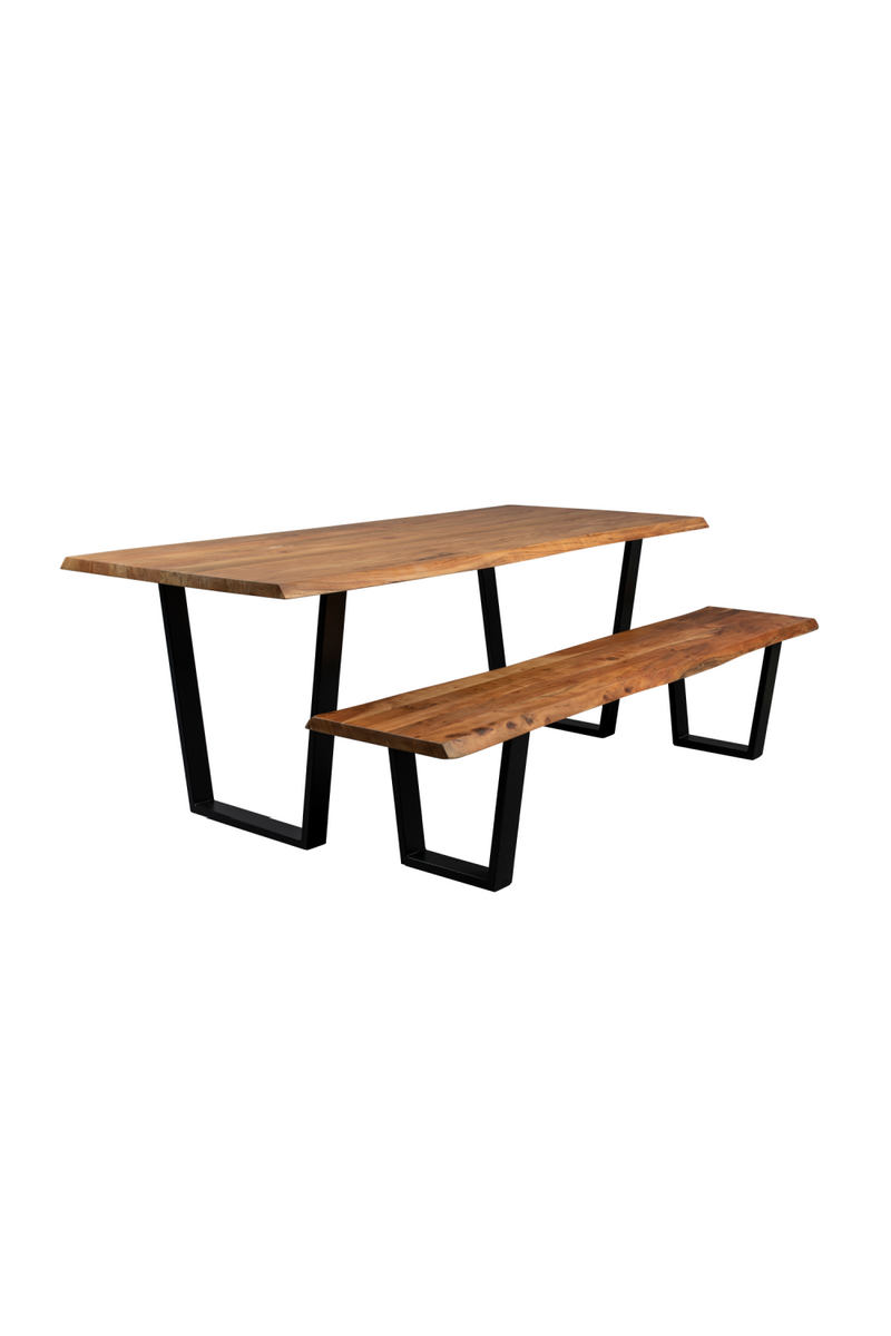 Solid Acacia Bench | Dutchbone Aka | Woodfurniture.com