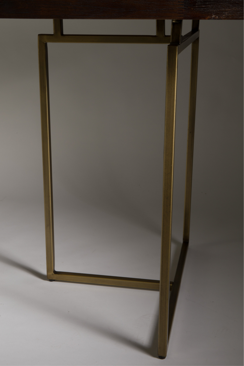 Vintage Brass Dining Table S | Dutchbone Class | Woodfurniture.com