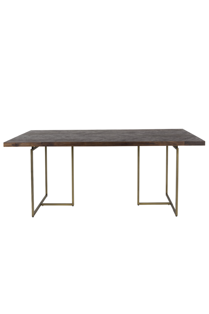 Vintage Brass Dining Table S | Dutchbone Class | Woodfurniture.com