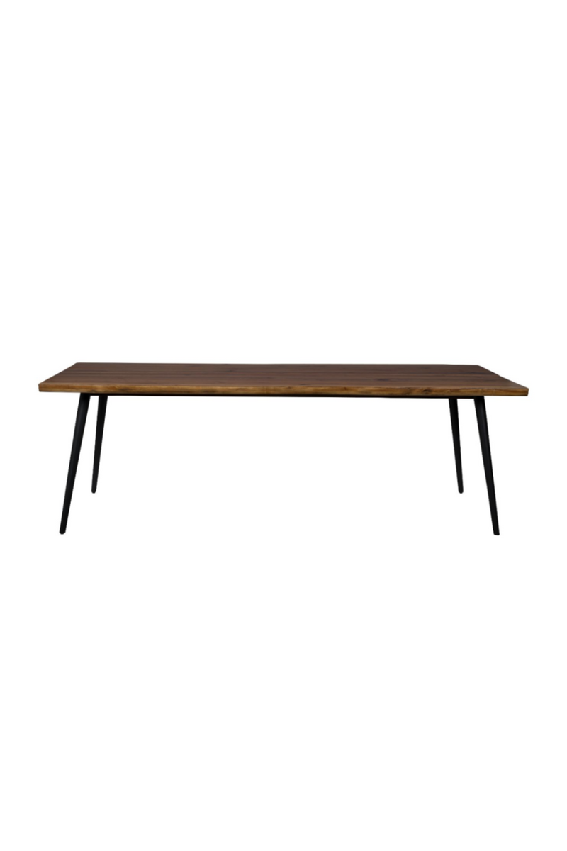 Walnut Rectangular Dining Table XL | Dutchbone Alagon | Woodfurniture.com