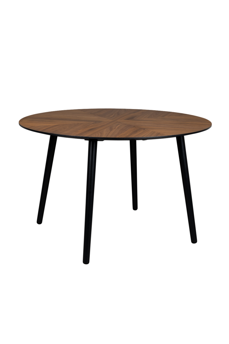 Round Wooden Dining Table | Dutchbone Clover | Woodfurniture.com