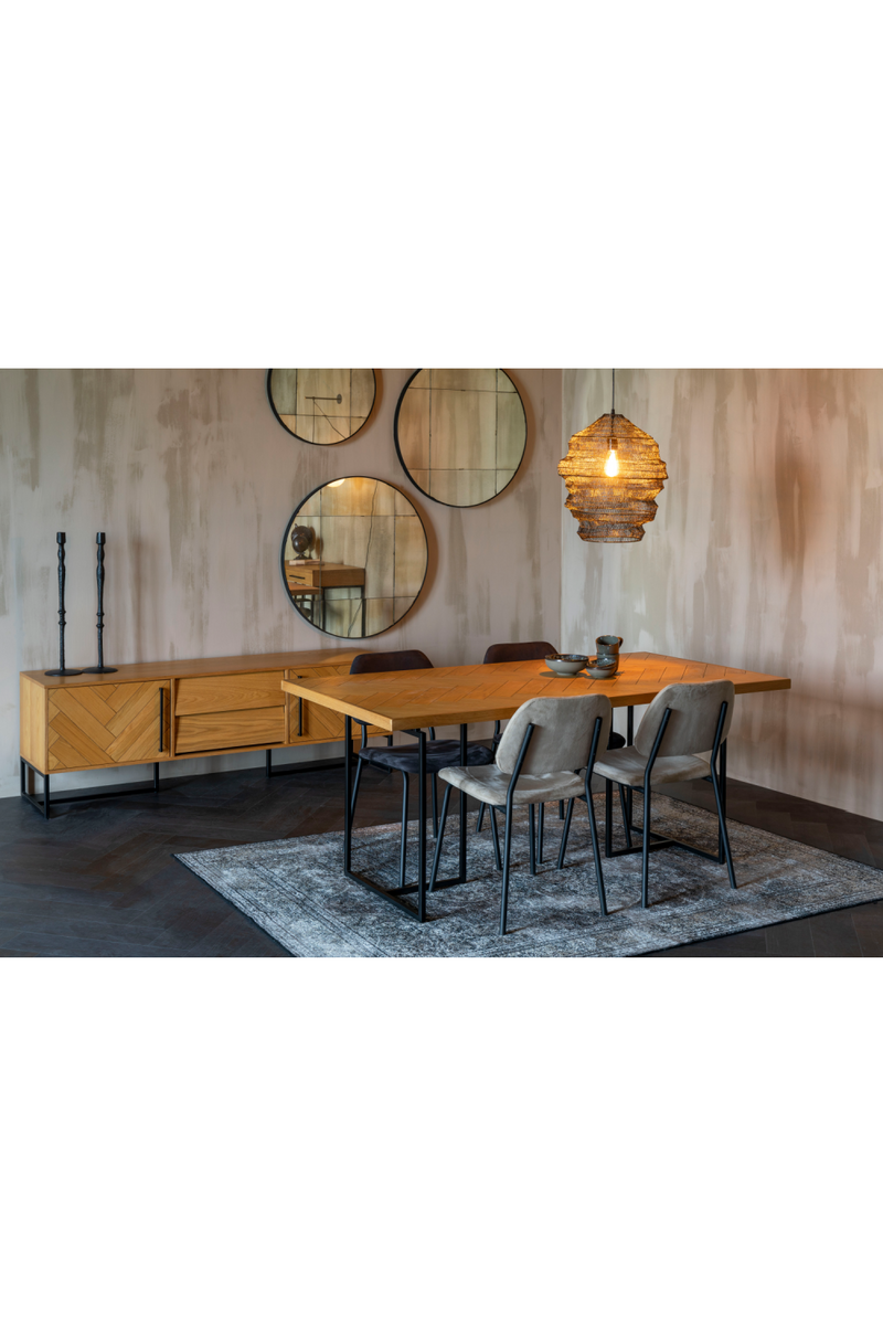 Rectangular Acacia Dining Table | Dutchbone Class | Woodfurniture.com