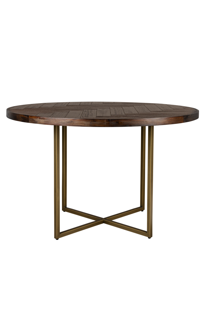 Round Acacia Dining Table | Dutchbone Class | Woodfurniture.com