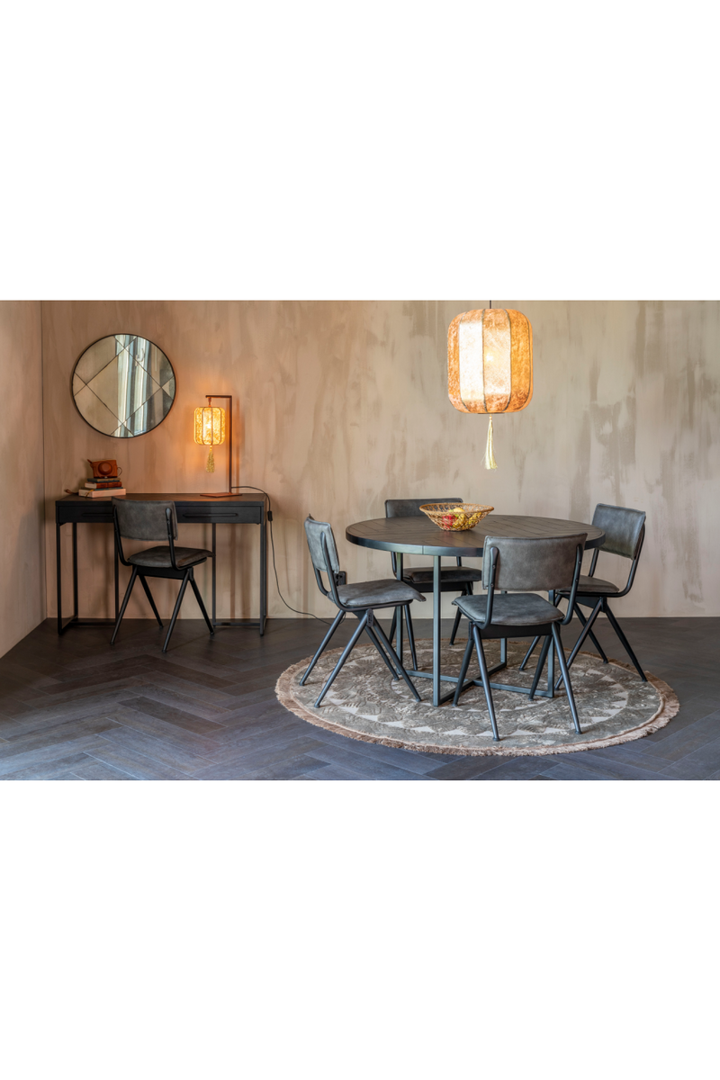 Round Acacia Dining Table | Dutchbone Class | Woodfurniture.com