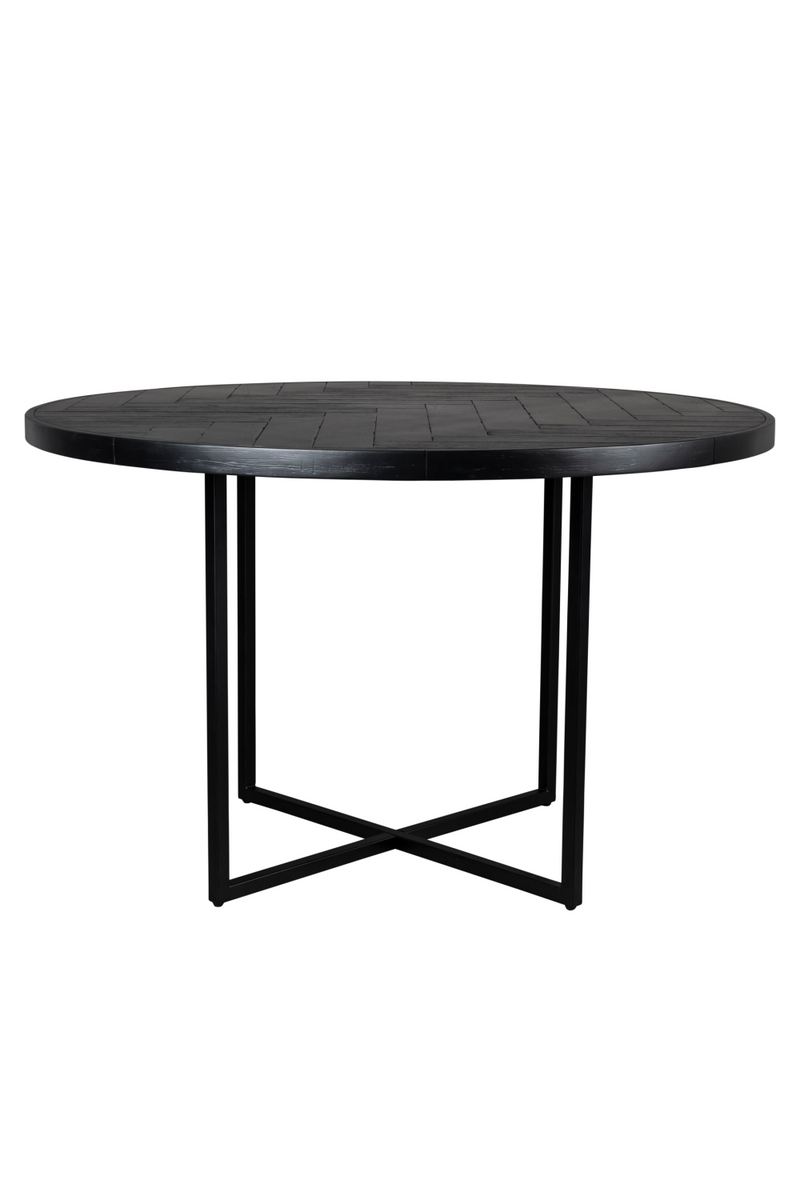 Round Acacia Dining Table | Dutchbone Class | Woodfurniture.com