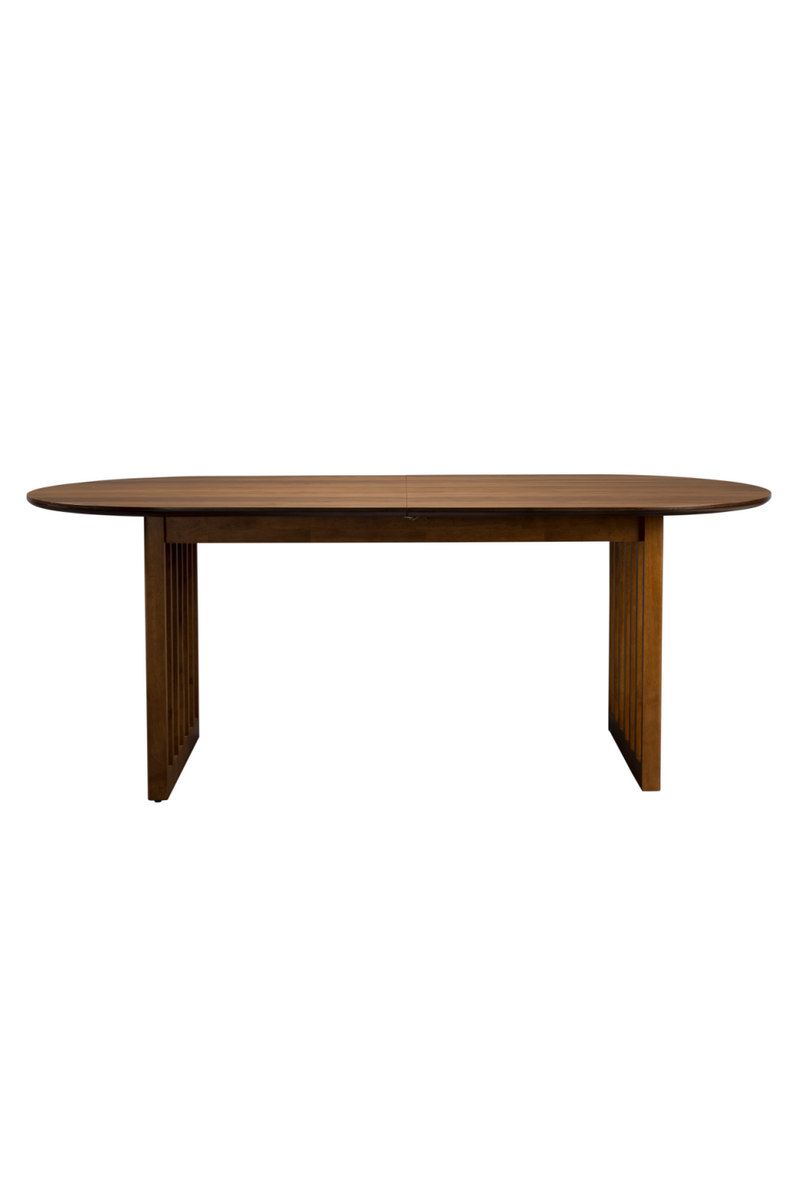 Oval Oak Adjustable Dining Table | Dutchbone Barlet | Woodfurniture.com