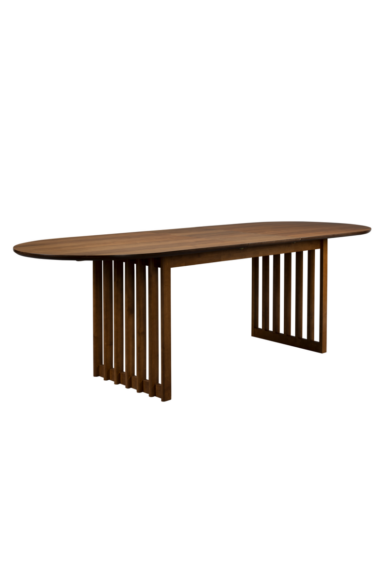 Oval Oak Adjustable Dining Table | Dutchbone Barlet | Woodfurniture.com