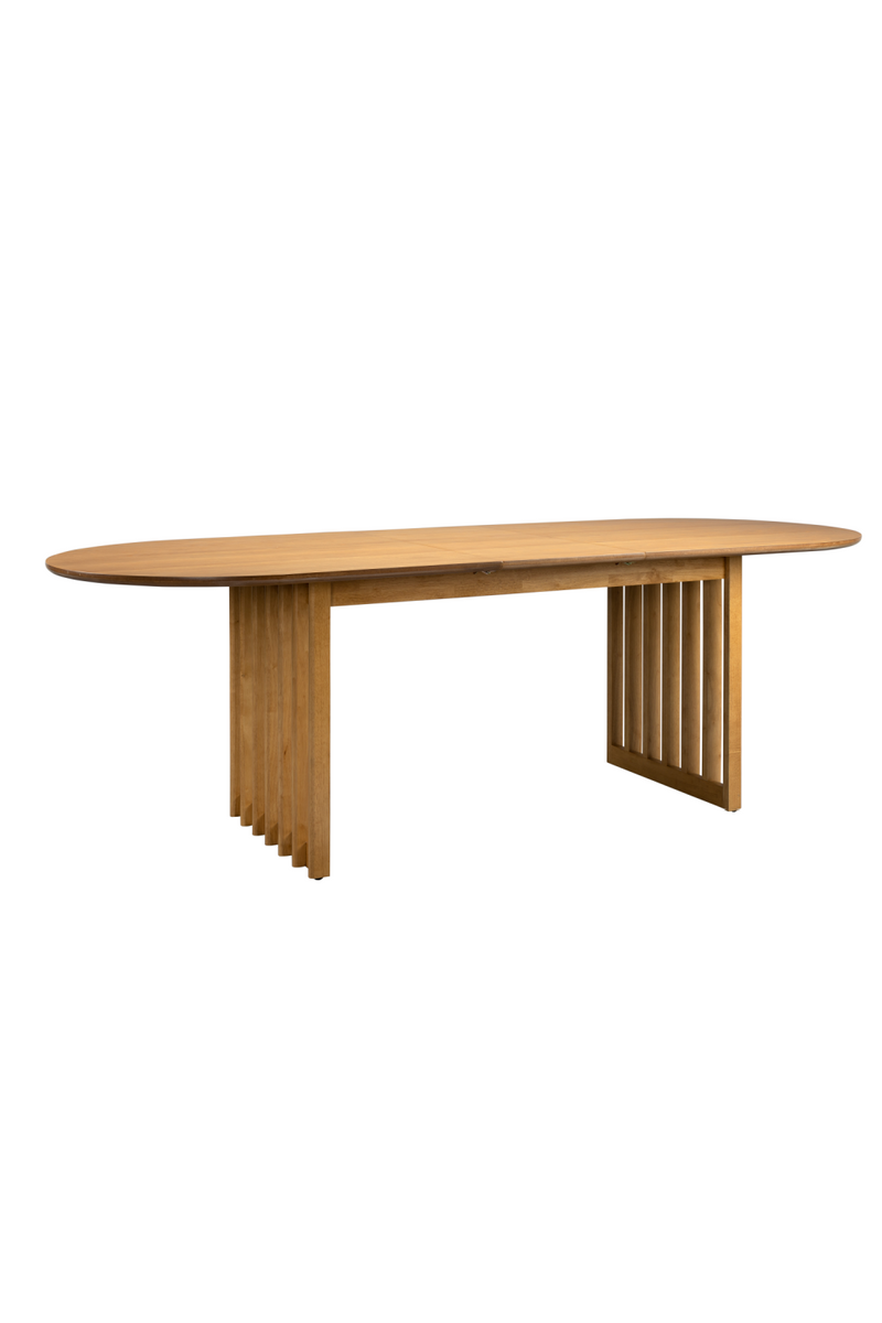 Oval Oak Adjustable Dining Table | Dutchbone Barlet | Woodfurniture.com