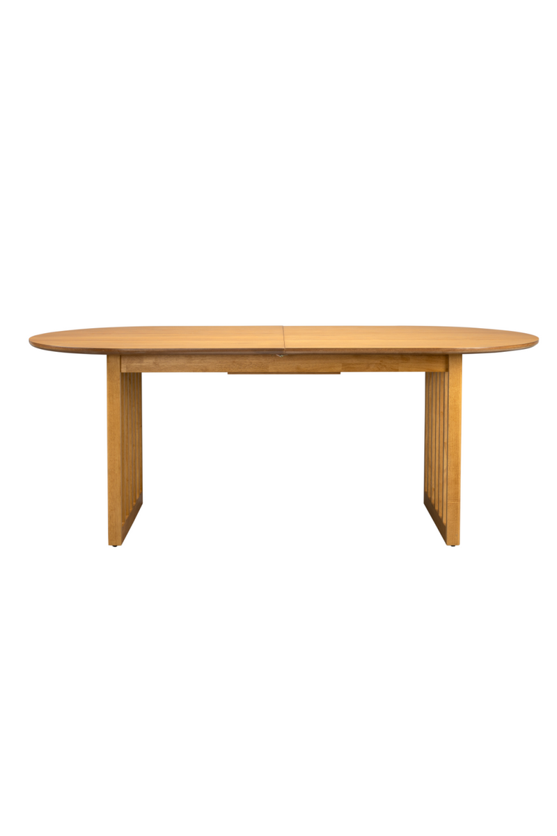 Oval Oak Adjustable Dining Table | Dutchbone Barlet | Woodfurniture.com