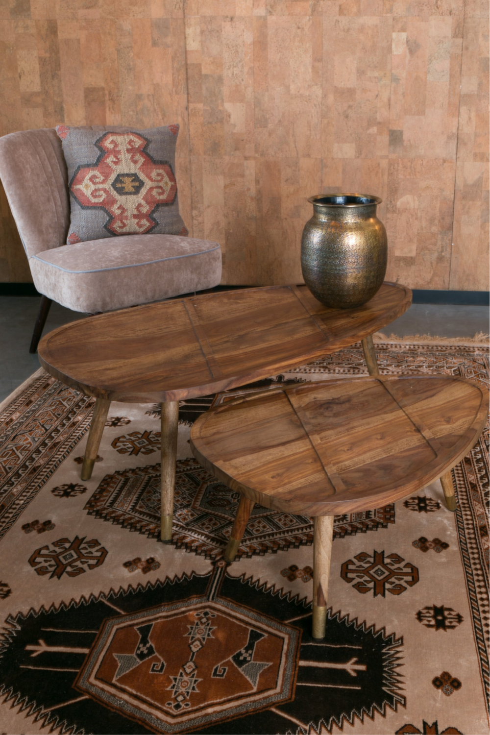 Nesting Coffee Table Set | Dutchbone Sham | Woodfurniture.com