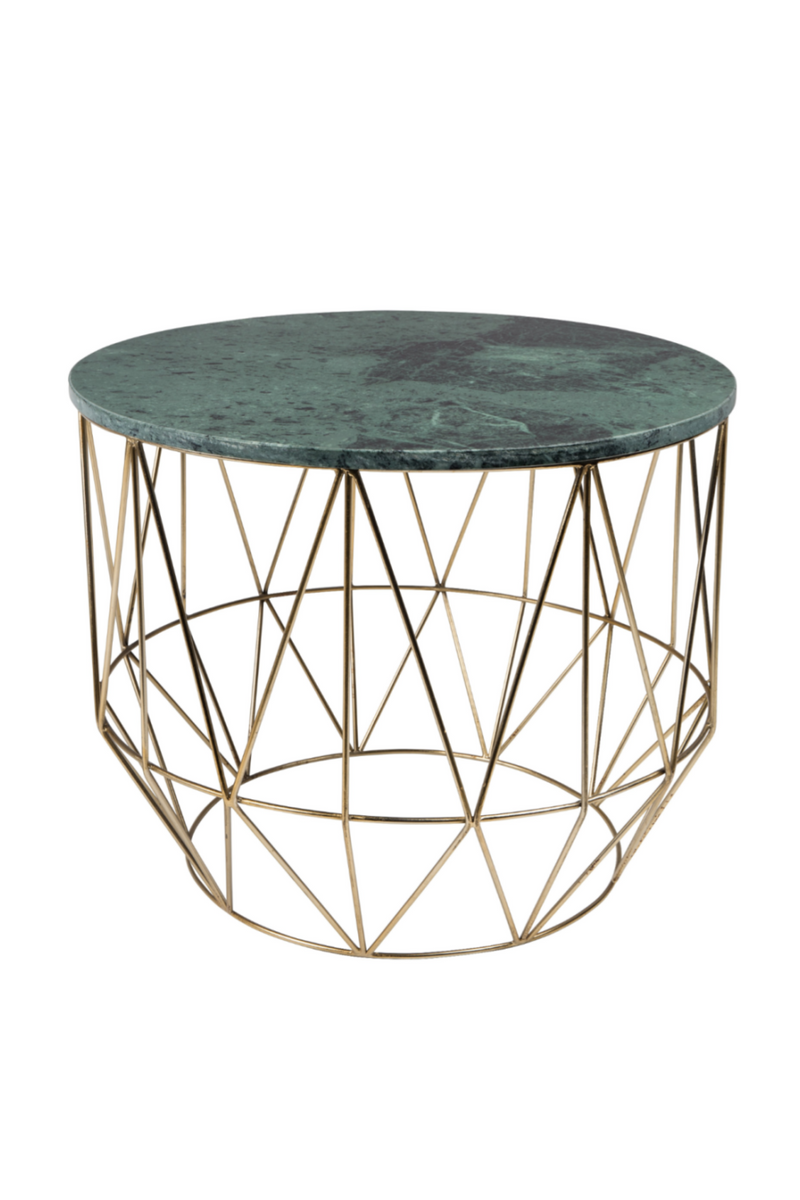 Geometric Wire Base End Table | Dutchbone Boss | Woodfurniture.com