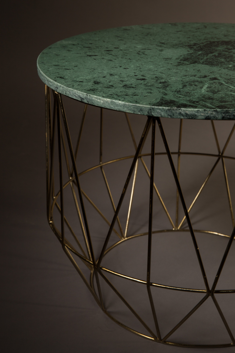 Geometric Wire Base End Table | Dutchbone Boss | Woodfurniture.com