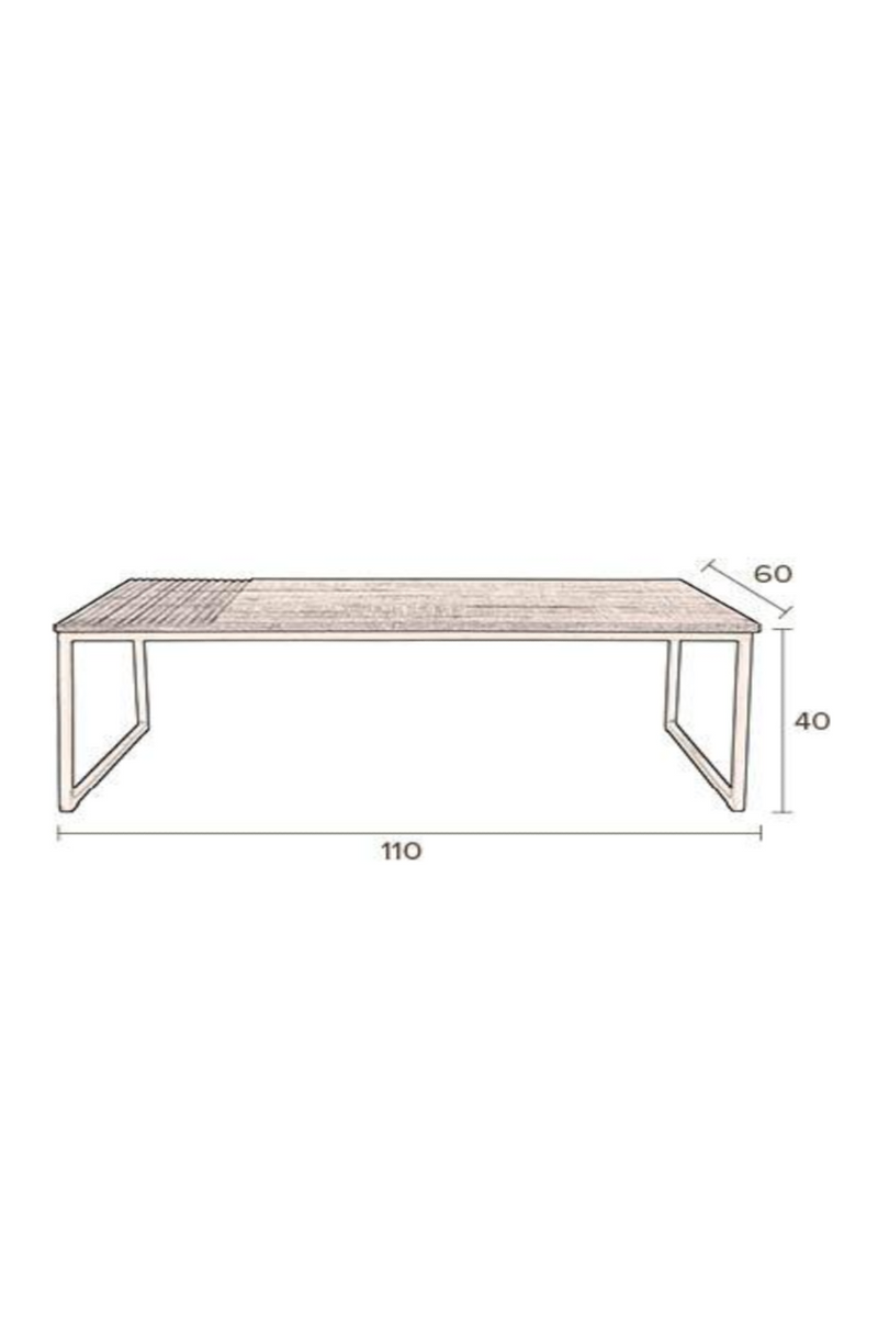 Mango Wooden Coffee Table | Dutchbone Randi | Woodfurniture.com