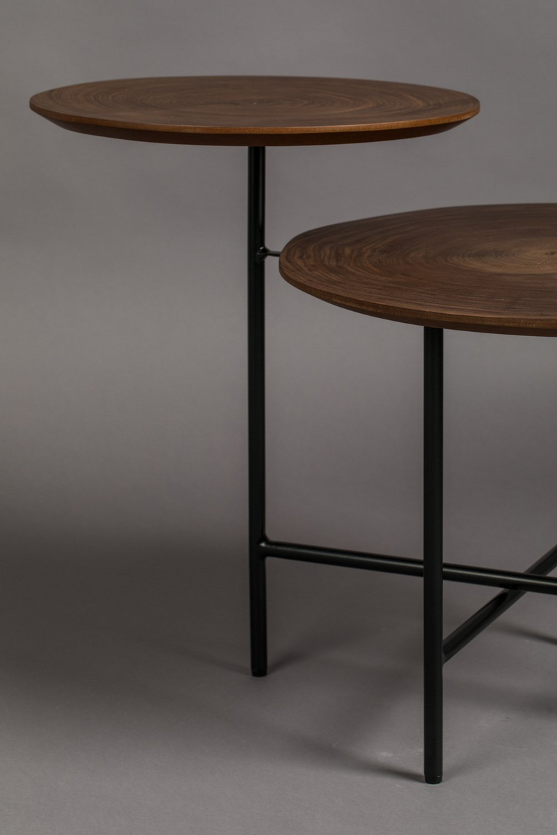 Nesting Walnut End Table | Dutchbone Mathison | Woodfurniture.com