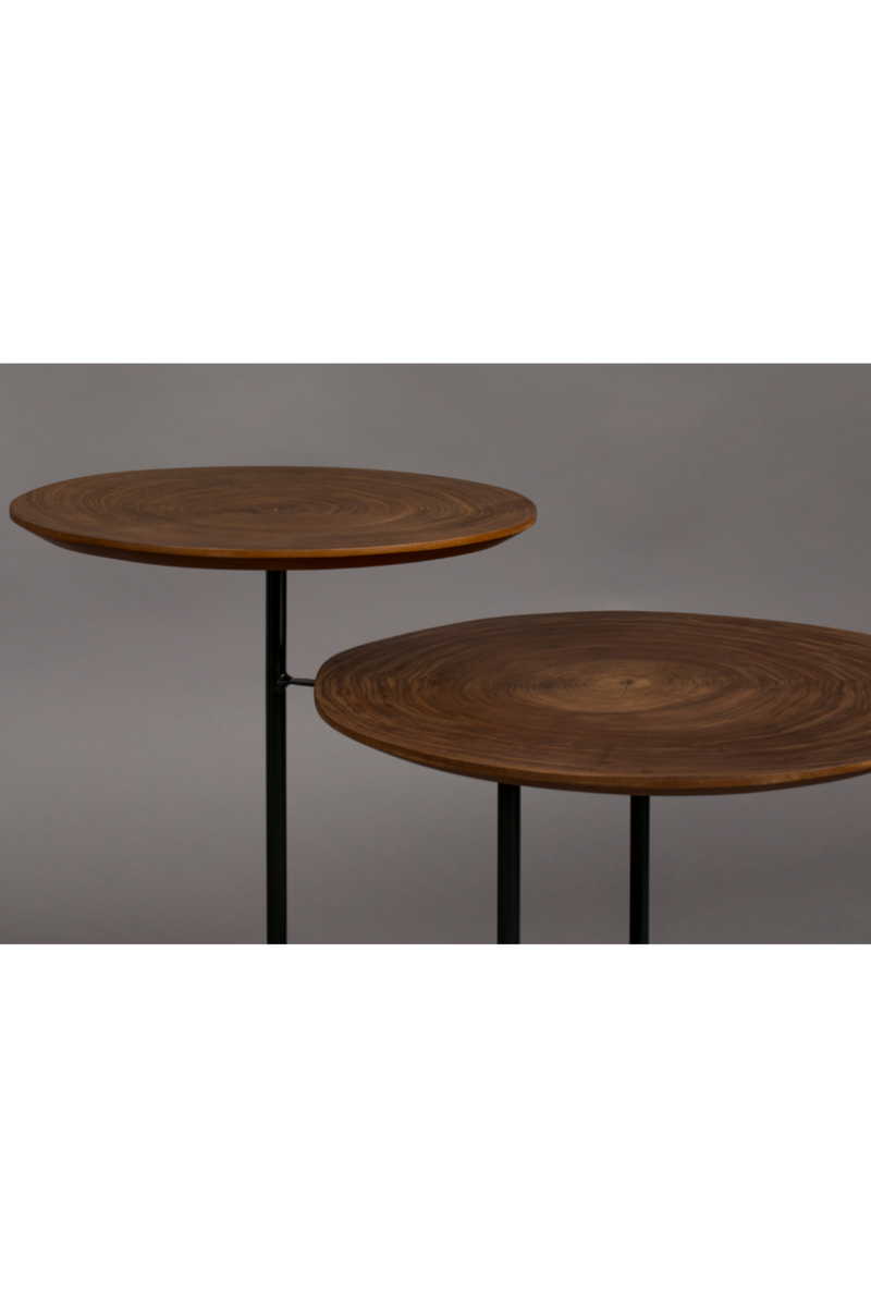 Nesting Walnut End Table | Dutchbone Mathison | Woodfurniture.com