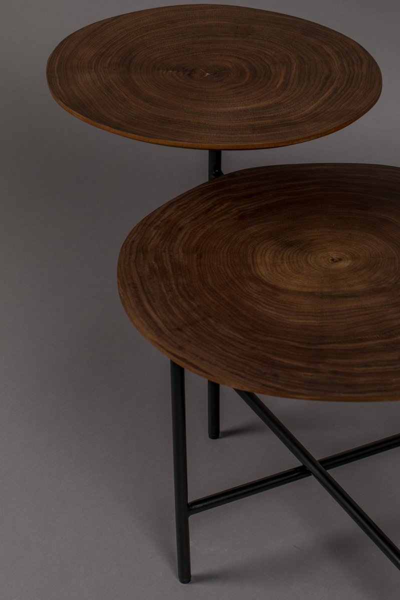 Nesting Walnut End Table | Dutchbone Mathison | Woodfurniture.com