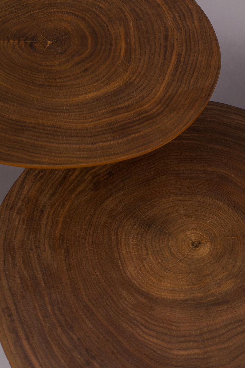 Nesting Walnut End Table | Dutchbone Mathison | Woodfurniture.com