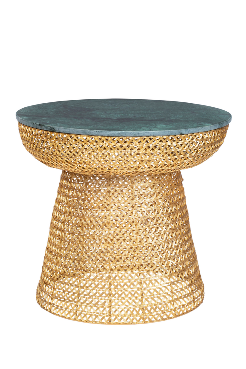 Gold Side Table | Dutchbone Gauri | Woodfurniture.com