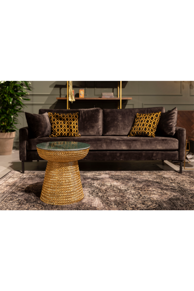 Gold Side Table | Dutchbone Gauri | Woodfurniture.com