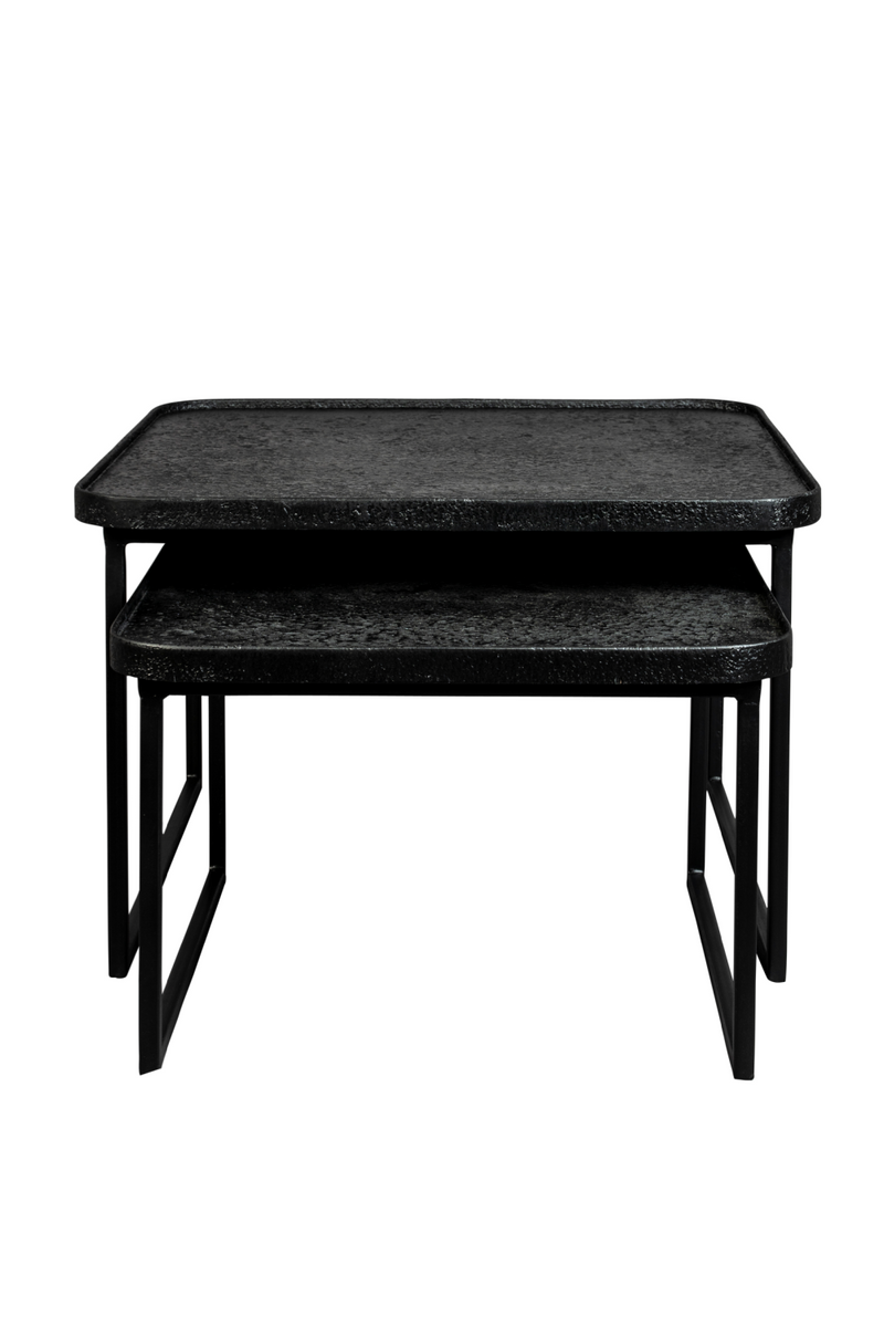 Square Black Nesting Coffee Tables (2) | Dutchbone Winston | Woodfurniture.com