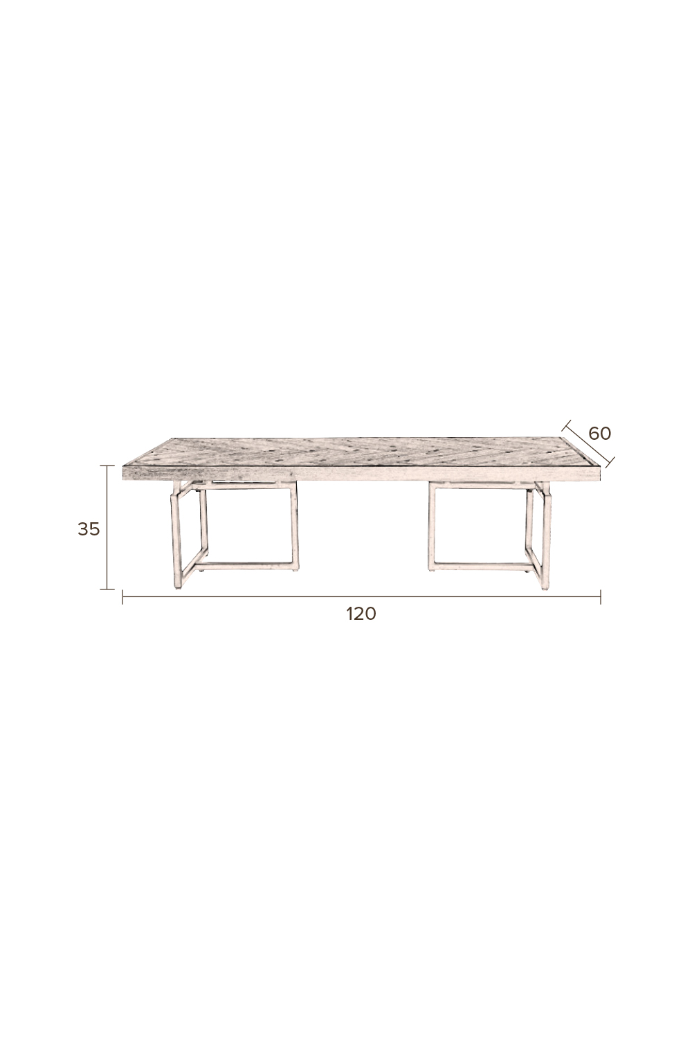 Rectangular Acacia Coffee Table | Dutchbone Class | Woodfurniture.com