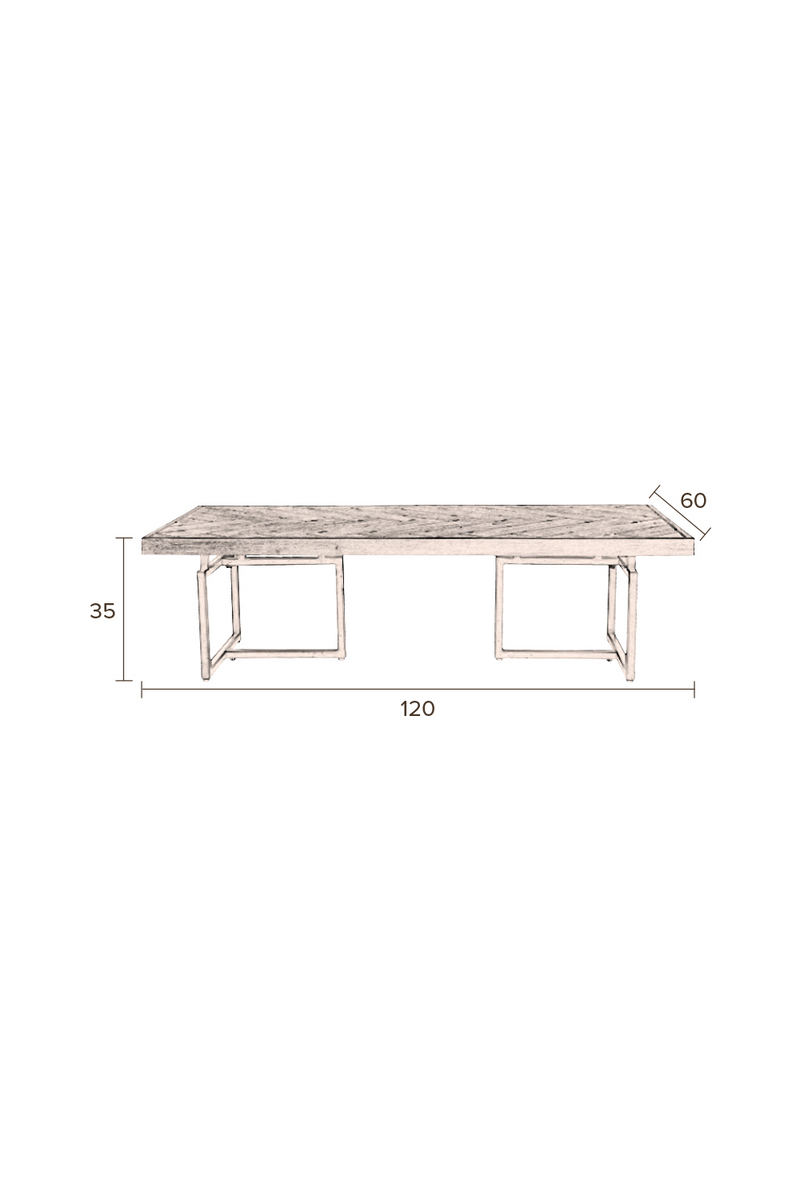 Rectangular Acacia Coffee Table | Dutchbone Class | Woodfurniture.com