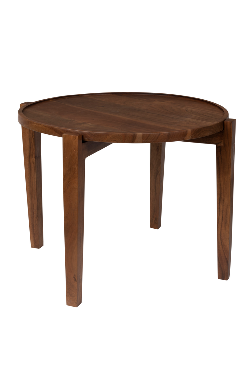 Acacia Round Coffee Table | Dutchbone Shane | Woodfurniture.com