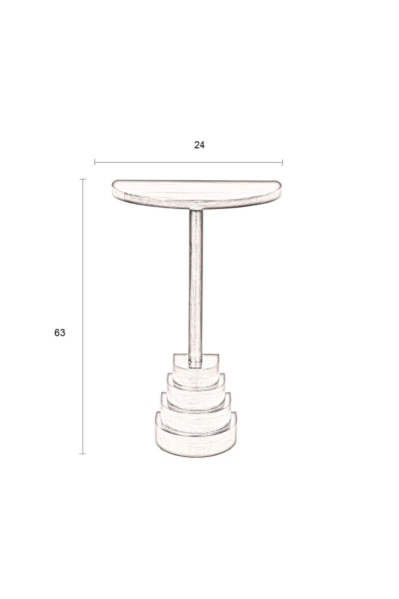 Lacquered Wood Wall Side Table | Dutchbone Lina | Woodfurniture.com