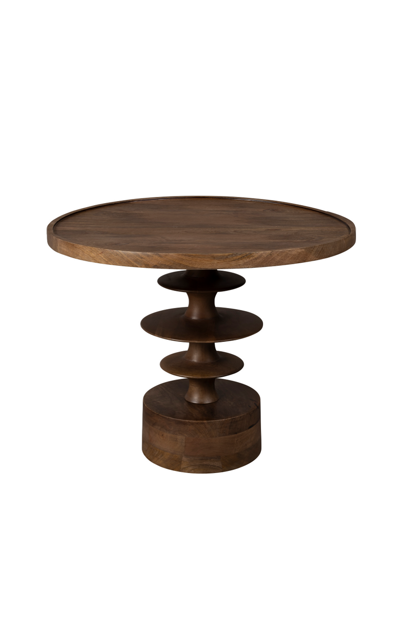 Round Wooden Coffee Table | Dutchbone Cath | Woodfurniture.com