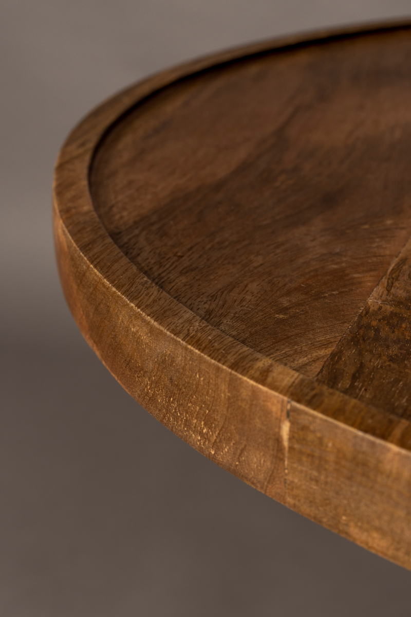 Round Wooden Coffee Table | Dutchbone Cath | Woodfurniture.com