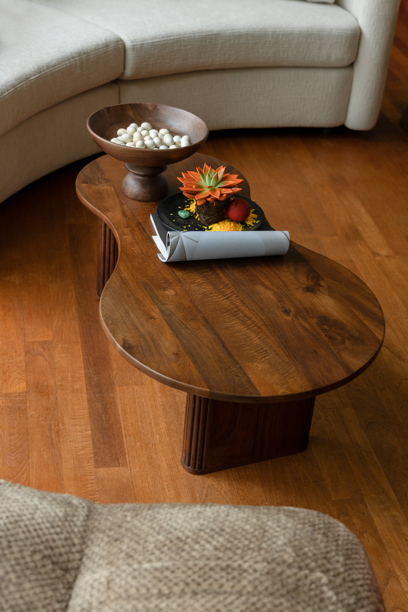 Solid Mango Wood Coffee Table | Dutchbone Tilon | Woodfurniture.com