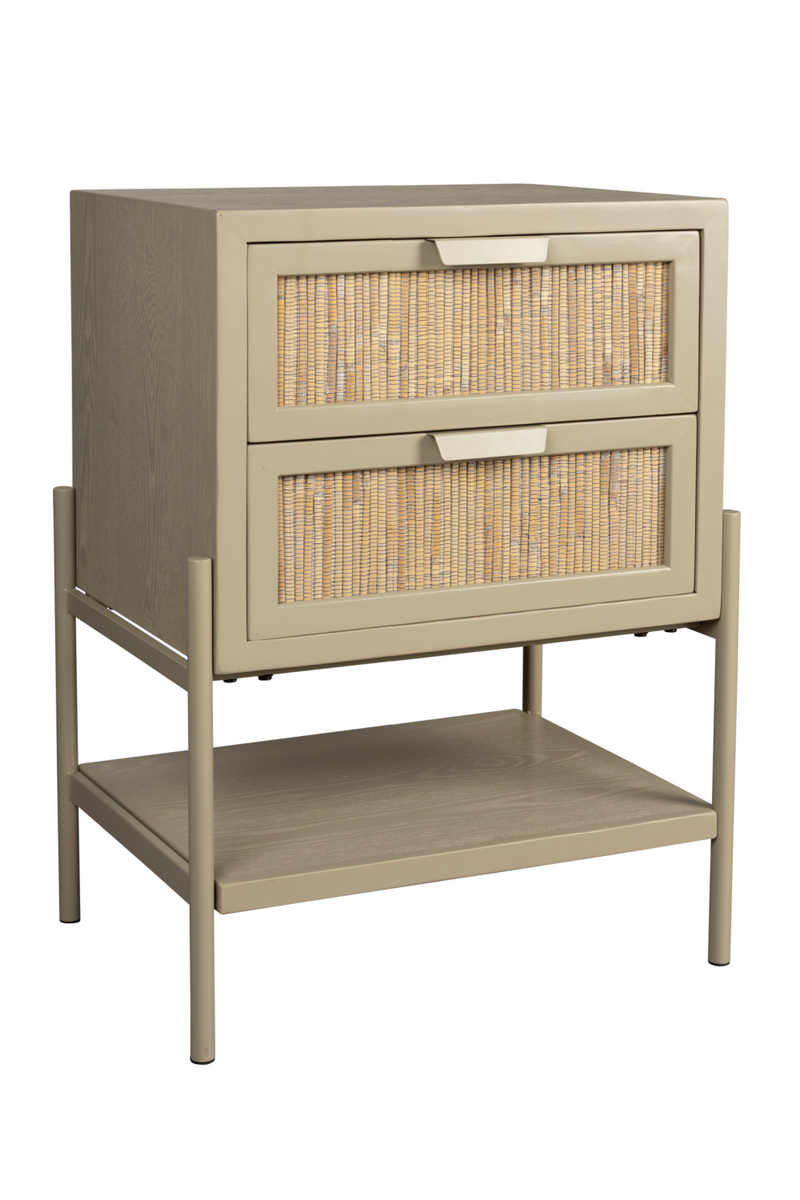 Rattan Bedside Table | Dutchbone Yasu | Woodfurniture.com