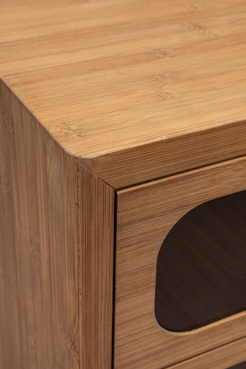 Bamboo Storage Side Table | Dutchbone Caroun | Woodfurniture.com