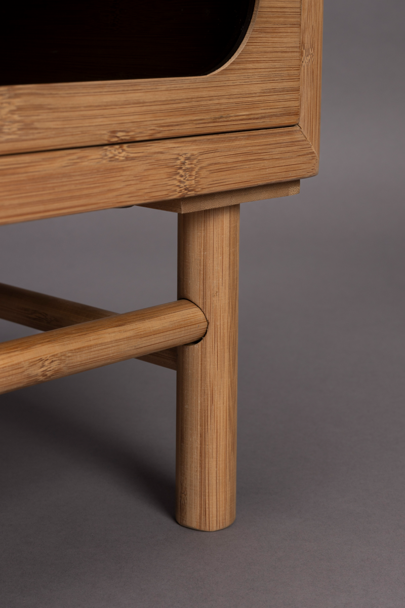 Bamboo Storage Side Table | Dutchbone Caroun | Woodfurniture.com